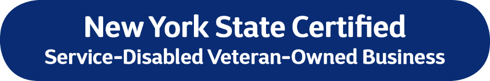 New York State certified Service-Disabled Veteran-Owned Business
